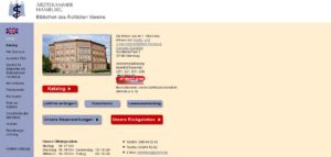 Bibliothek des ärztlichen Vereins Screenshot